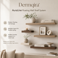 Dermqira™ AuraLine Floating Wall Shelf System