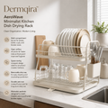Dermqira™ AeroWave Minimalist Kitchen Dish Drying Rack