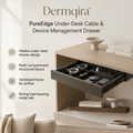 Dermqira™ PureEdge Under-Desk Cable & Device Management Drawer
